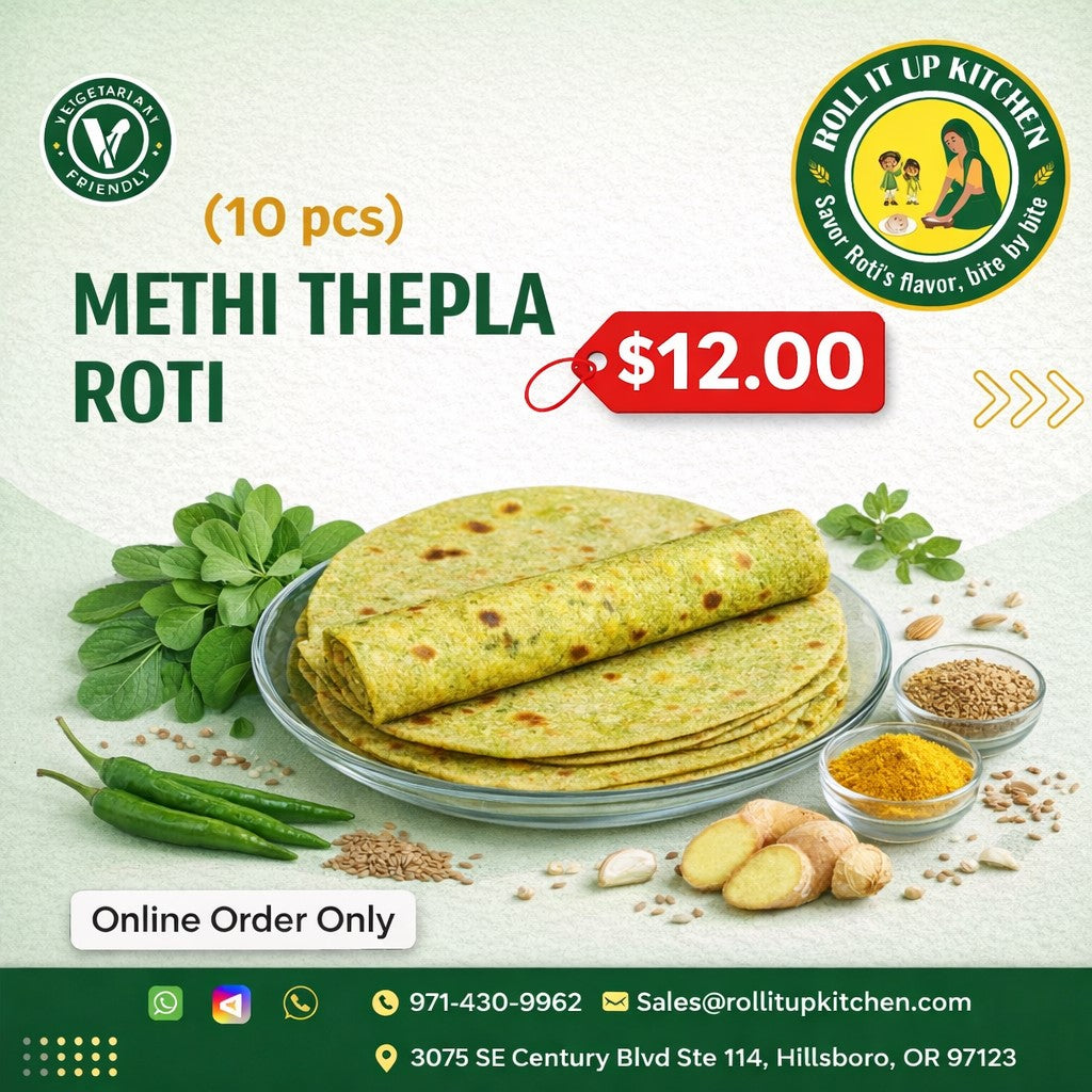 Fenugreek (Methi) Thepla